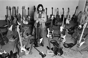 John Entwistle, bass guitarist of British rock group The Who John Entwistle, bass guitarist of British rock group The Who