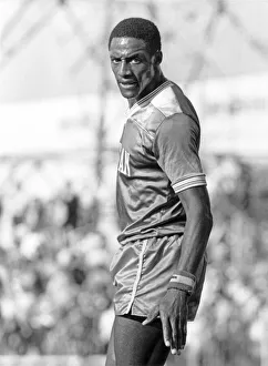 John Fashanu, stared at the photographer, during the Wimbledon at home against Liverpool John Fashanu, stared at the photographer, during the Wimbledon at home against Liverpool