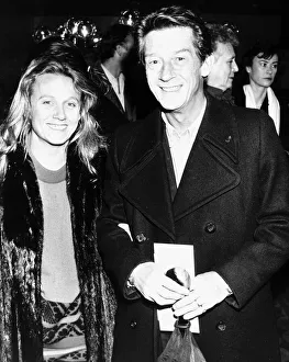 John Hurt British film actor and wife at film premiere in February 1988 John Hurt British film actor and wife at film premiere in February 1988