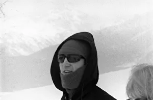 John Lennon in St Moritz on a Skiing Holiday January 1965 John Lennon in St Moritz on a Skiing Holiday January 1965