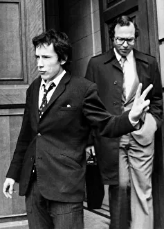 John Lydon British pop singer punk group Sex Pistols 1977 John Lydon British pop singer punk group Sex Pistols 1977