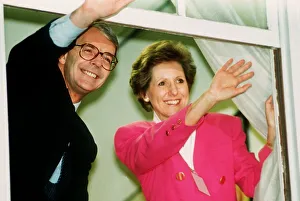 John Major MP Conservative Pime Minister and representative for Huntingdon, and Norma John Major MP Conservative Pime Minister and representative for Huntingdon, and Norma