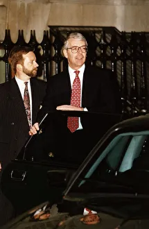 John Major MP (R) leaving the Scott Enquiry in 1994 John Major MP (R) leaving the Scott Enquiry in 1994