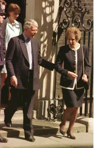 John Major MP former Tory Conservative Prime Minister leaves number 10 Downing Street John Major MP former Tory Conservative Prime Minister leaves number 10 Downing Street