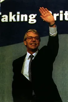 John Major Prime Minister at a Conservative Conference John Major Prime Minister at a Conservative Conference