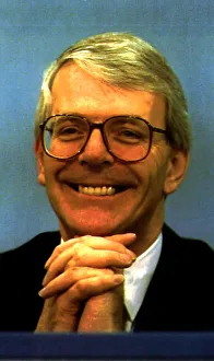 John Major Prime Minister Leader of the Conservative Party at a party conference in John Major Prime Minister Leader of the Conservative Party at a party conference in