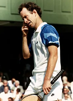John McEnroe tennis champion roared into the third round at Wimbledon 89 after beating John McEnroe tennis champion roared into the third round at Wimbledon 89 after beating