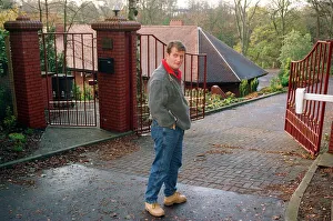 John McGuinness lottery winner outside his house John McGuinness lottery winner outside his house