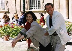 Images Dated 13th April 1990: John Nettles actor with Therese Liotard dbase A©Mirrorpix