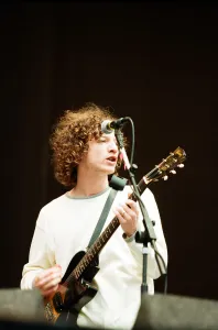 John Power of Cast, support act for The Beautiful South performing live at the Alfred John Power of Cast, support act for The Beautiful South performing live at the Alfred