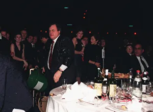 John Prescott at the Brit awards February 1998 after being soaked with ice by John Prescott at the Brit awards February 1998 after being soaked with ice by