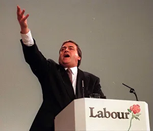 John Prescott MP Deputy Leader Labour Party during his keynote speech at the conference John Prescott MP Deputy Leader Labour Party during his keynote speech at the conference