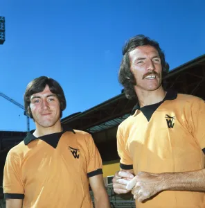 John Richards (left) and Derek Dougan, members of the Wolverhampton Wanderers FC John Richards (left) and Derek Dougan, members of the Wolverhampton Wanderers FC