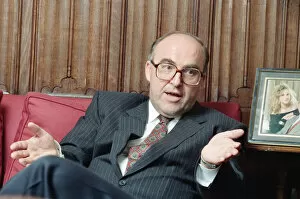 Images Dated 20th July 1992: John Smith, the new leader of the Labour Party, in his office at Parliament