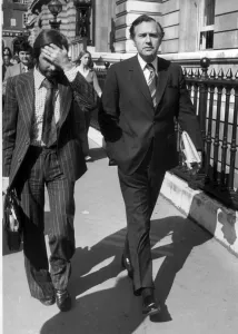 John Stonehouse with his solicitor at Bow Street Court, London - September 1975 John Stonehouse with his solicitor at Bow Street Court, London - September 1975