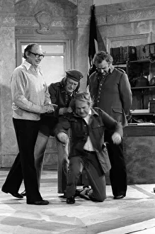 John Thaw and Dennis Waterman - December 1976 with Eric Morecambe John Thaw and Dennis Waterman - December 1976 with Eric Morecambe
