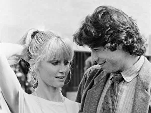 Images Dated 10th September 1978: John Travolta and his co star Olivia Newton John in England during the week of release of