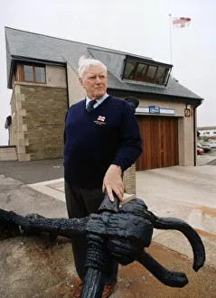 John Williams MBE, the retiring Hon. Secretary at Porthcawl lifeboat station John Williams MBE, the retiring Hon. Secretary at Porthcawl lifeboat station