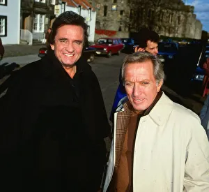 Johnny Cash with Andy Williams October 1981 Johnny Cash with Andy Williams October 1981