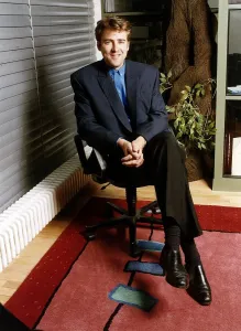 Jonathan Ross TV Presenter sitting in chair Jonathan Ross TV Presenter sitting in chair