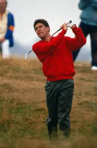 Jose Maria Olazabal in action September 1989 Jose Maria Olazabal in action September 1989