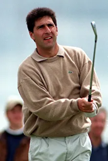 Jose Maria Olazabal golfer July 1997 practises at Troon Jose Maria Olazabal golfer July 1997 practises at Troon