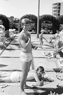 Jubilant Derby County players on holiday in Majorca after receiving news they had won Jubilant Derby County players on holiday in Majorca after receiving news they had won