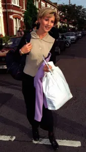 Julia Carling TV Presenter leaves her Putney Home to go to work Julia Carling TV Presenter leaves her Putney Home to go to work