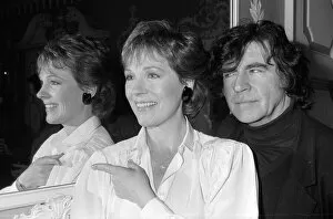 Images Dated 9th February 1986: Julie Andrews and Alan Bates at the Duet For One Premiere - 9th February 1986