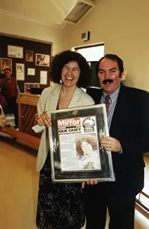 Julie Casey winner of the Daily Mirror Competition Teacher of the Year seen here with Julie Casey winner of the Daily Mirror Competition Teacher of the Year seen here with