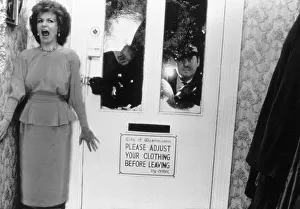 Julie Walters actress and comedienne in Bad Girls, October 1988 Julie Walters actress and comedienne in Bad Girls, October 1988