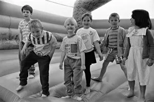 Images Dated 25th June 1991: Junior health freaks!... Pupils of Kirkroyds Infants school took part in a sponsored