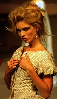 kate Moss model wearing Vivienne Westwood creation on Paris catwalk kate Moss model wearing Vivienne Westwood creation on Paris catwalk