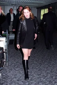 Kate Winslet Actress February 98 Arriving at Heathrow Airport from Los Angeles Kate Winslet Actress February 98 Arriving at Heathrow Airport from Los Angeles