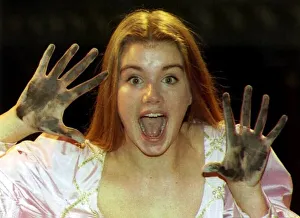 Kathy Pitkin actress seen here playing Sleeping Beauty in Leeds. 30th November 1992 Kathy Pitkin actress seen here playing Sleeping Beauty in Leeds. 30th November 1992