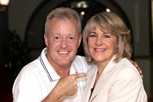 Keith Chegwin TV Presenter August 1999 Pictured with Nina Myskow Mirror Staff Keith Chegwin TV Presenter August 1999 Pictured with Nina Myskow Mirror Staff