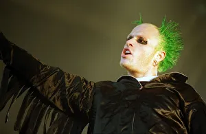 Keith Flint of The Prodigy on stage July 1996 Keith Flint of The Prodigy on stage July 1996
