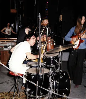 Keith Moon drummer with the Who seen here with Viv Stanshall Pop Festival Keith Moon drummer with the Who seen here with Viv Stanshall Pop Festival