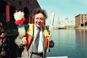 Ken Dodd at the Albert Dock. 12th April 1994 Ken Dodd at the Albert Dock. 12th April 1994