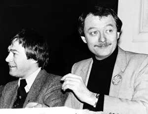 Ken Livingstone MP and Tony Banks MP together at GLC Labour Party Meeting Ken Livingstone MP and Tony Banks MP together at GLC Labour Party Meeting