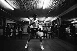 Ken Norton training ahead of his third fight with Muhammad Ali. 23rd September 1976 Ken Norton training ahead of his third fight with Muhammad Ali. 23rd September 1976