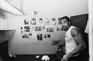 Ken Norton in his training camp ahead of his third fight with Muhammad Ali Ken Norton in his training camp ahead of his third fight with Muhammad Ali