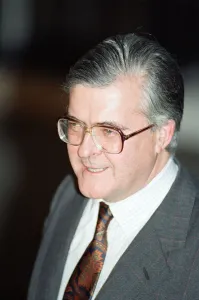 Kenneth Baker at 10 Downing Street after John Major won the Conservative leadership Kenneth Baker at 10 Downing Street after John Major won the Conservative leadership