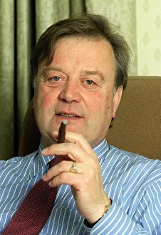 Kenneth Clarke conservative MP December 1998 working in his Parliamentary office Kenneth Clarke conservative MP December 1998 working in his Parliamentary office