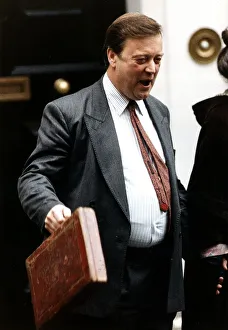 Kenneth Clarke Home Secretary Conservative politician leaving number eleven Downing Kenneth Clarke Home Secretary Conservative politician leaving number eleven Downing