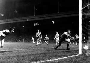 Kenny Dalglish goal going past Joao Botelho November 1975 Kenny Dalglish goal going past Joao Botelho November 1975
