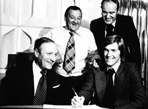 Kenny Dalglish signs for Liverpool for a British record fee of £440 Kenny Dalglish signs for Liverpool for a British record fee of £440
