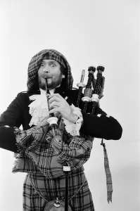 Kenny Everett filming the Christmas Television show in 1980 Picture taken Kenny Everett filming the Christmas Television show in 1980 Picture taken