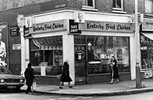 Kentucky Fried Chicken Take Away Restaurant, at the corner of Tradescant Road and A203 Kentucky Fried Chicken Take Away Restaurant, at the corner of Tradescant Road and A203