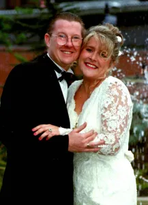 Kevin Kennedy Actor with his new wife Claire Kevin Kennedy Actor with his new wife Claire